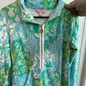 Lilly Pulitzer pullover half zip